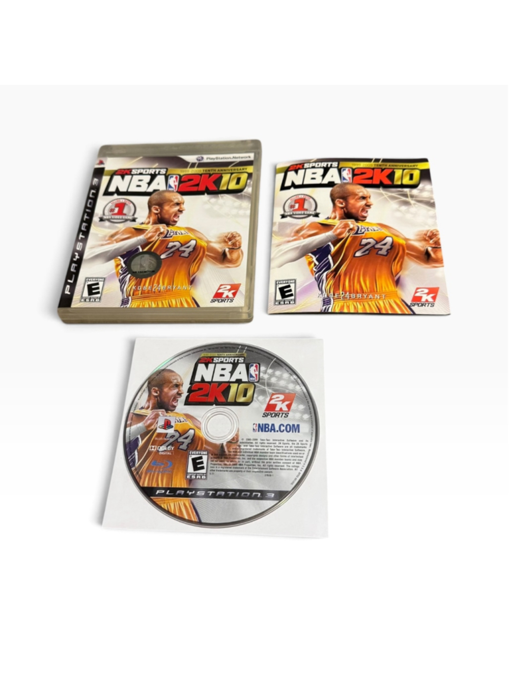 NBA 2K10 Video Game for PlayStation 3 Ps3 Kobe Bryant Edition